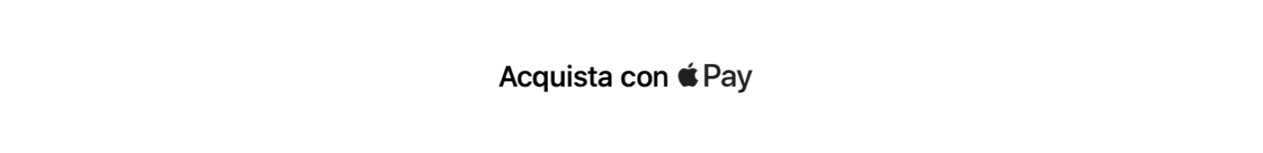 Pulsante Apple Pay con localizzazione italiana