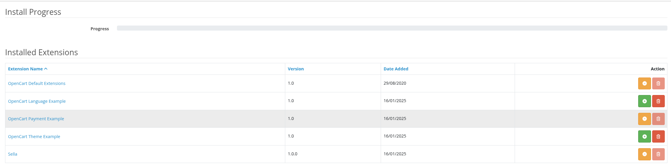 OpenCart