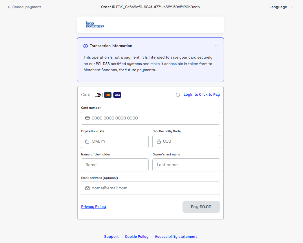 Non-Payment Authentication